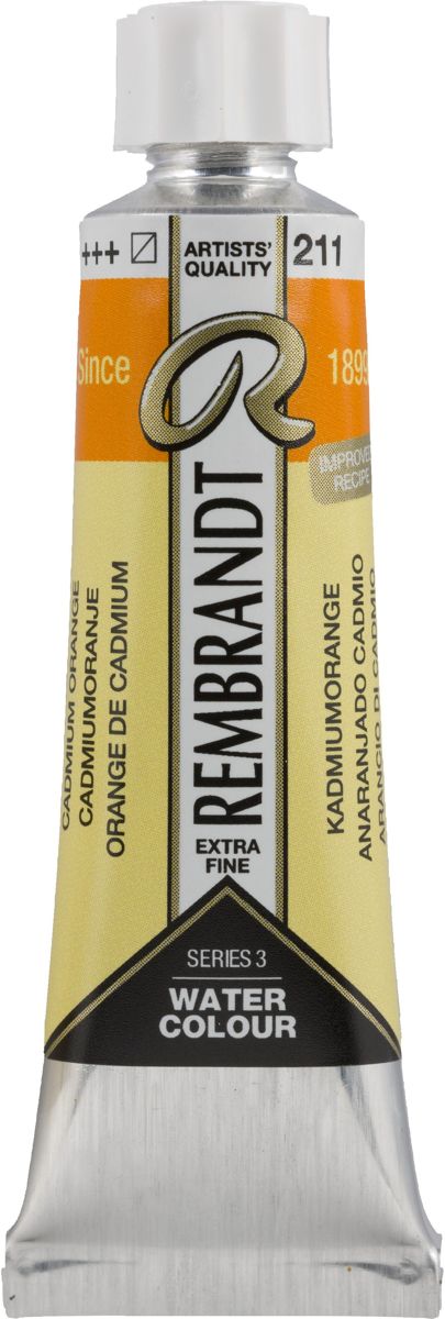 Rembrandt Water Colour Tube 10ml | Cadmium Orange (211)